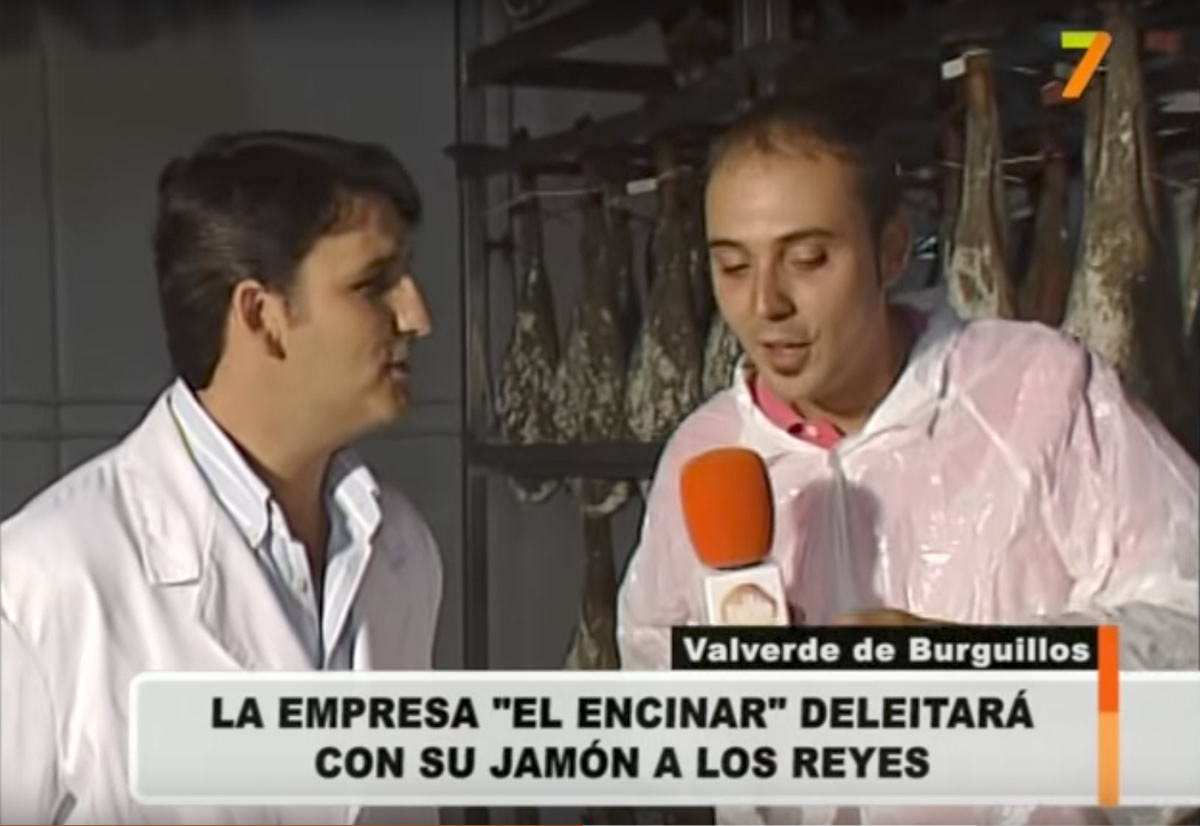 Jamón de Extremadura para los Reyes de España